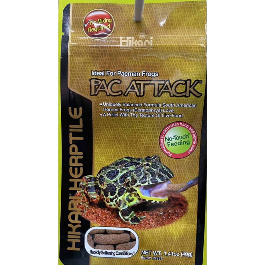 Hikari 40gr Pac Attack Pelet Pac Man Frog Pixie Katak Kodok Amphibi