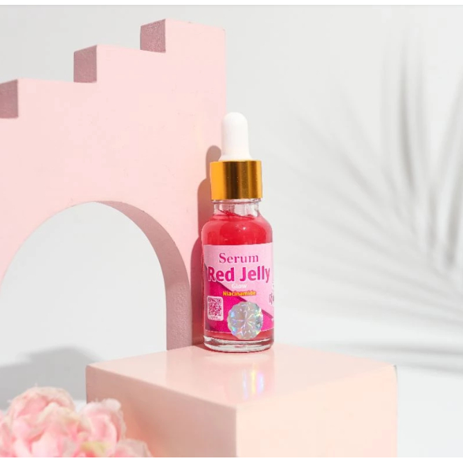 BPOM SERUM GLOWING RED JELLY NRGLOW RJNSKIN GLOW SERUM NIACINAMIDE