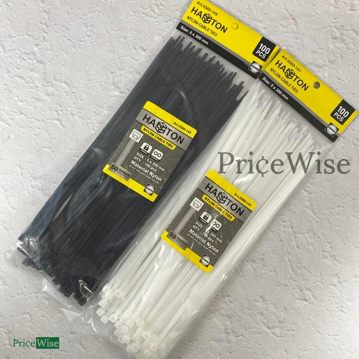 

(GROSIR) Kabel Ties 5x300 mm 100 pcs Hasston / Kabel Tis 30 cm