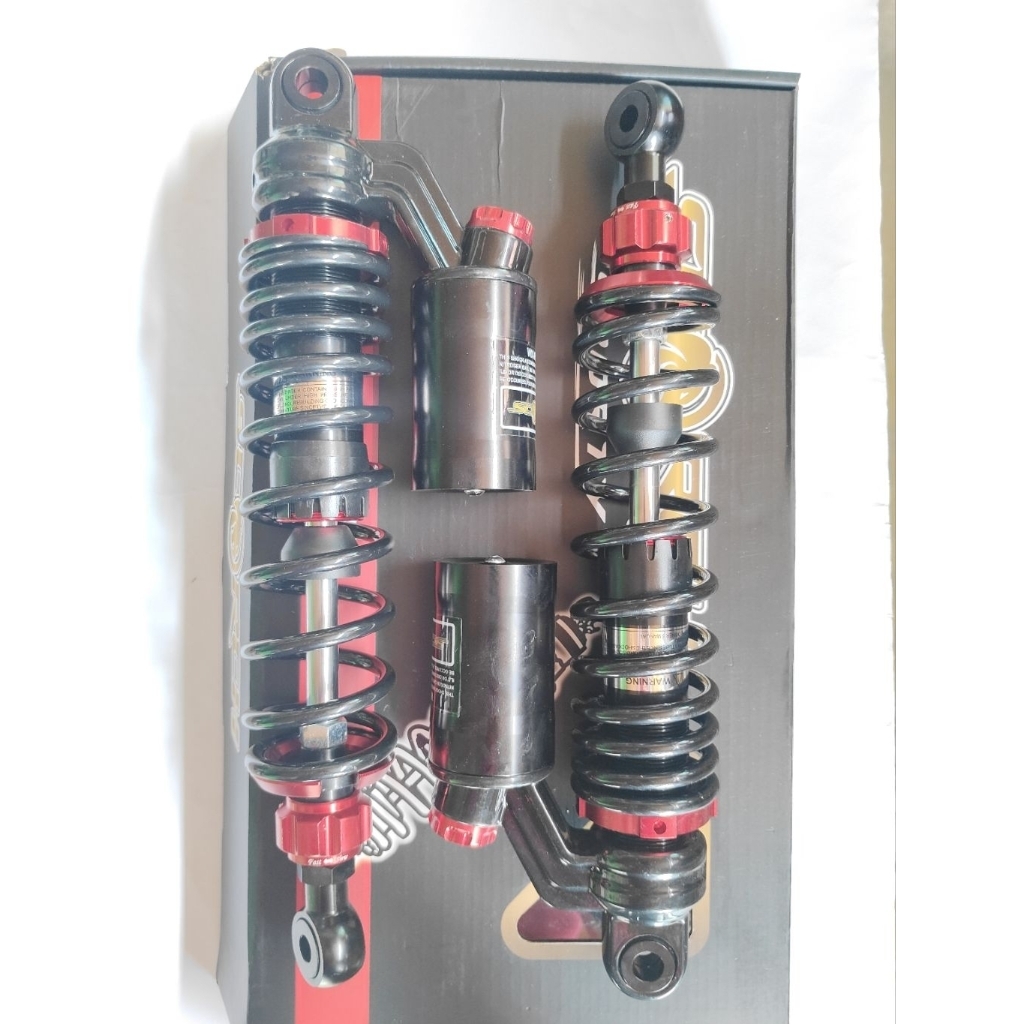 Shockbreaker belakang tabung atas variasi bebek 340mm, Double shock variasi, Shok, Skok