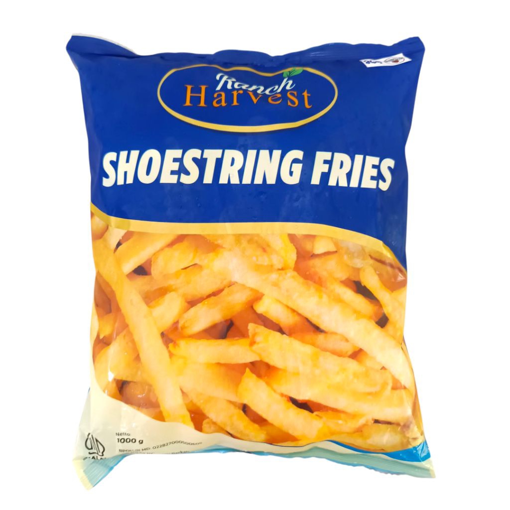 

French Fries Kentang Goreng Ranch Harvest Shoestring | Mega Wedges 1 Kg
