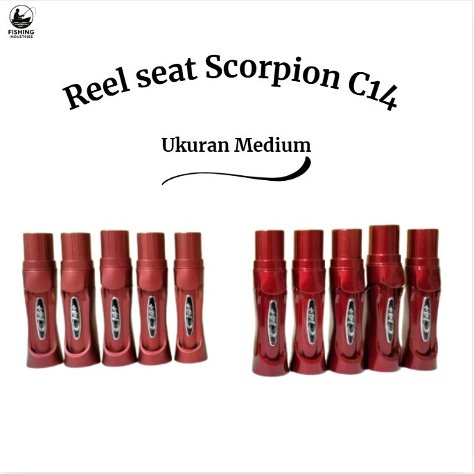 Reel Seat Scorpion C14 Custom Joran Ukuran Medium