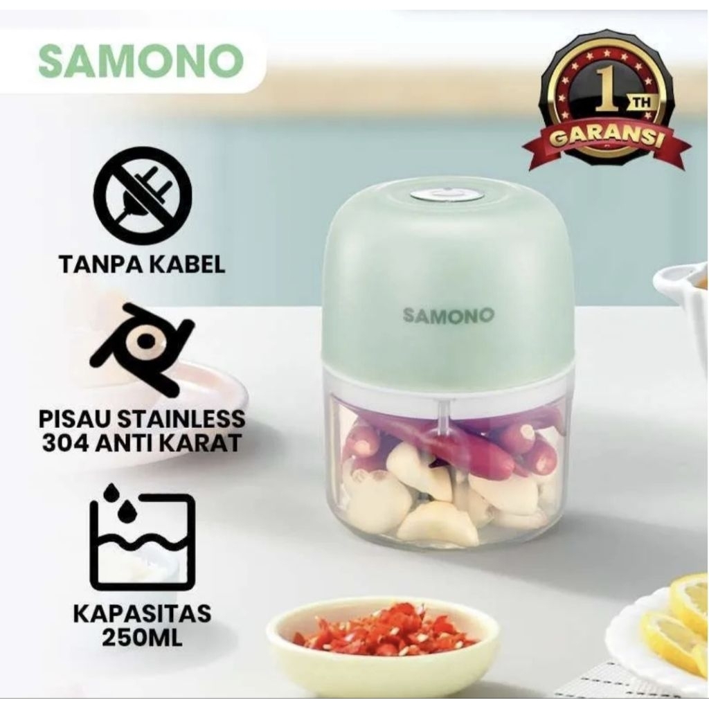 SAMONO SW L4 MINI FOOD PROCESSOR|SAMONO MINI FOOD PROCESSOR 250ML