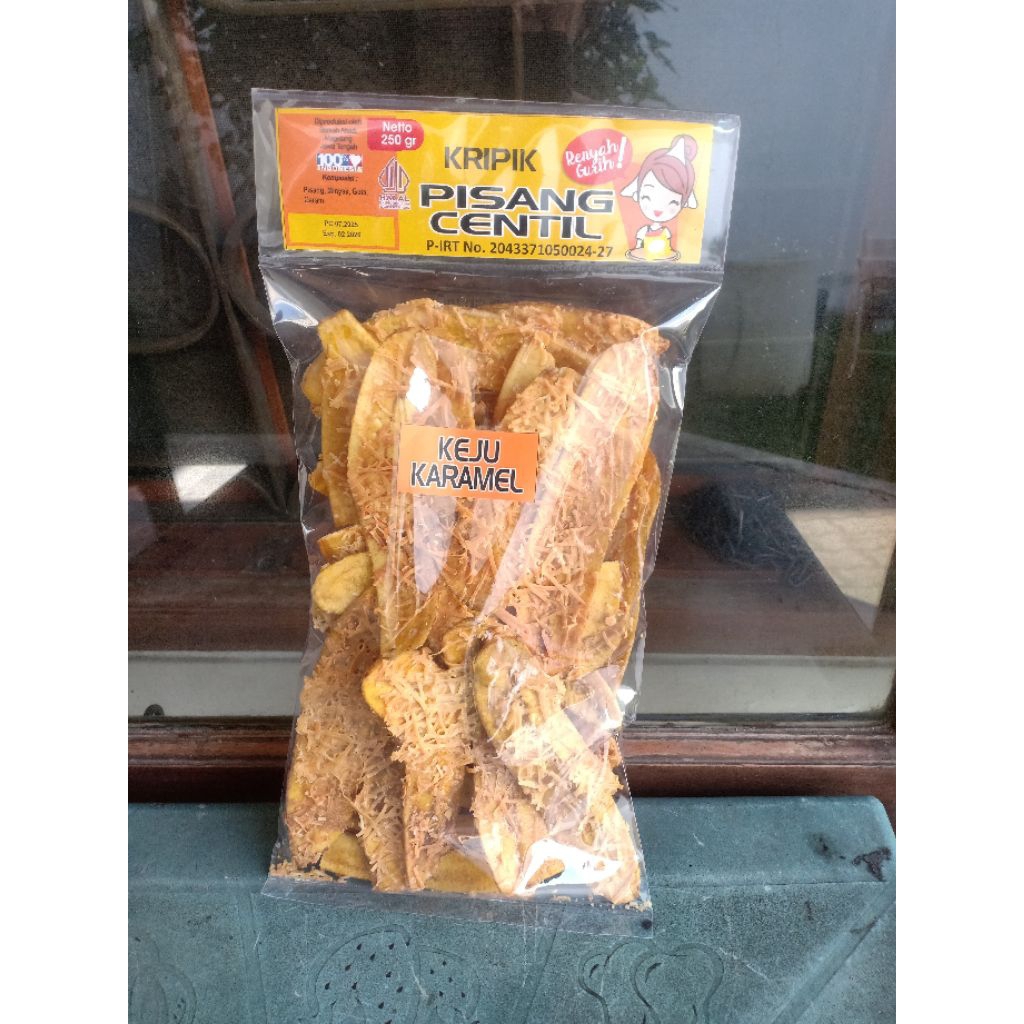 

Keripik Pisang Keju Karamel 250gr – Renyah Manis Gurih | Snack Oleh-oleh Khas
