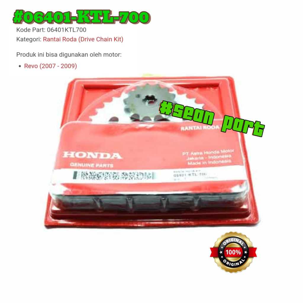 Gear Set Honda REVO OLD 06401-KTL-700