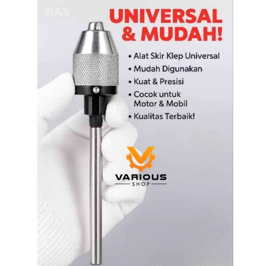 Alat skir klep universal praktis