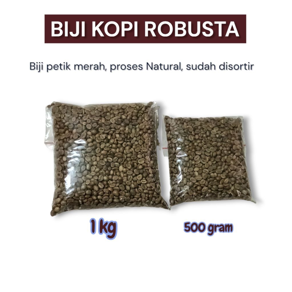 

GREEN BEAN BIJI KOPI ROBUSTA TEMANGGUNG