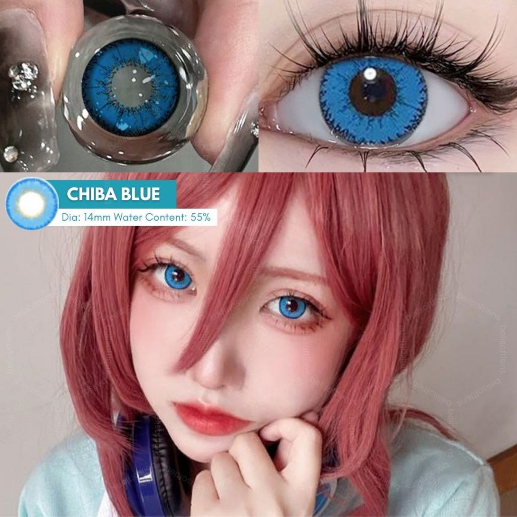 BELISOFTLENS Softlens My Cupid Chiba Blue 14.5mm Cosplay Lens / Softlens My Cupid Chiba Cosplay Lens