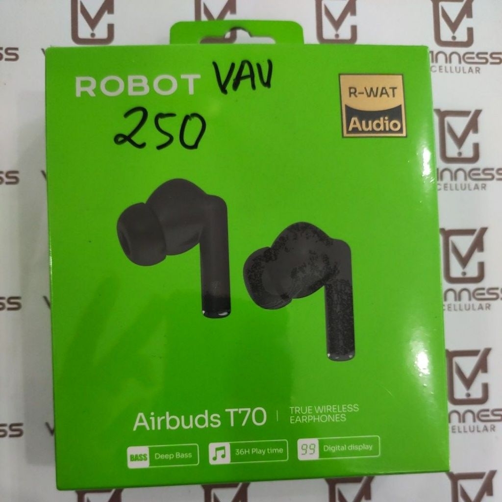 AIRBUDS WIRELESS ROBOT BLUETOOTH T70