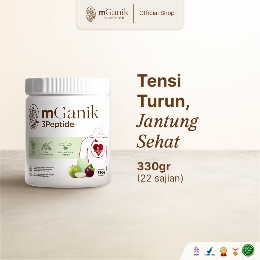 

mGanik 3Peptide Apel Manggis 330gr