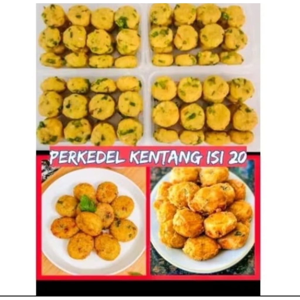 

Perkedel Kentang siap goreng isi 20pcs