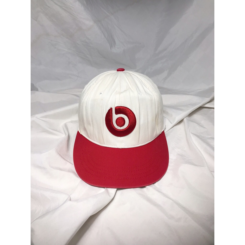 Nego Boskuu > Beats by dr.dre Caps Original - White/Red (Aksesoris)|Preloved/2nd/Second/Bekas|Unisex