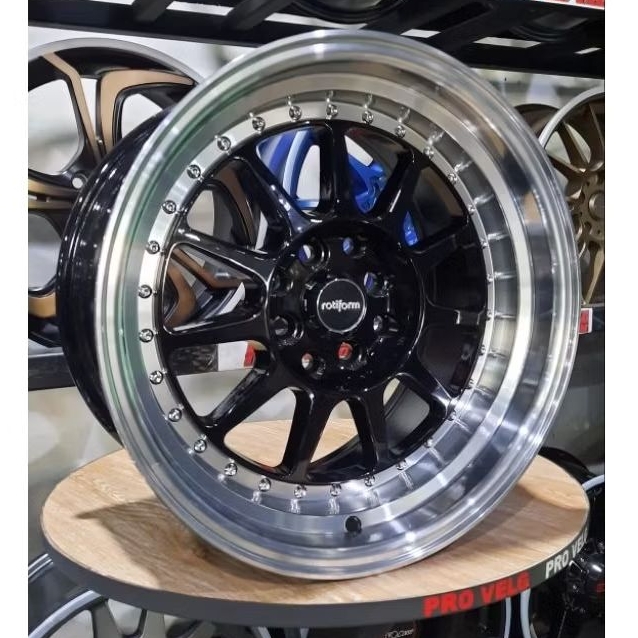 Velg Mobil Ring 16 Celong/Belang PCD 4×100/114.3 Rep. Rotiform Racing Wheel Brave 1188