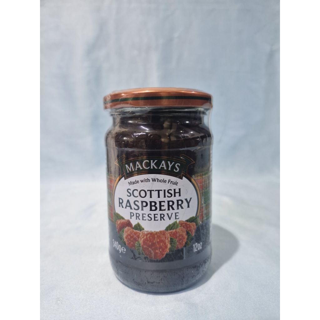 

Mackays Scottish Raspberry Preserve Jam 340g