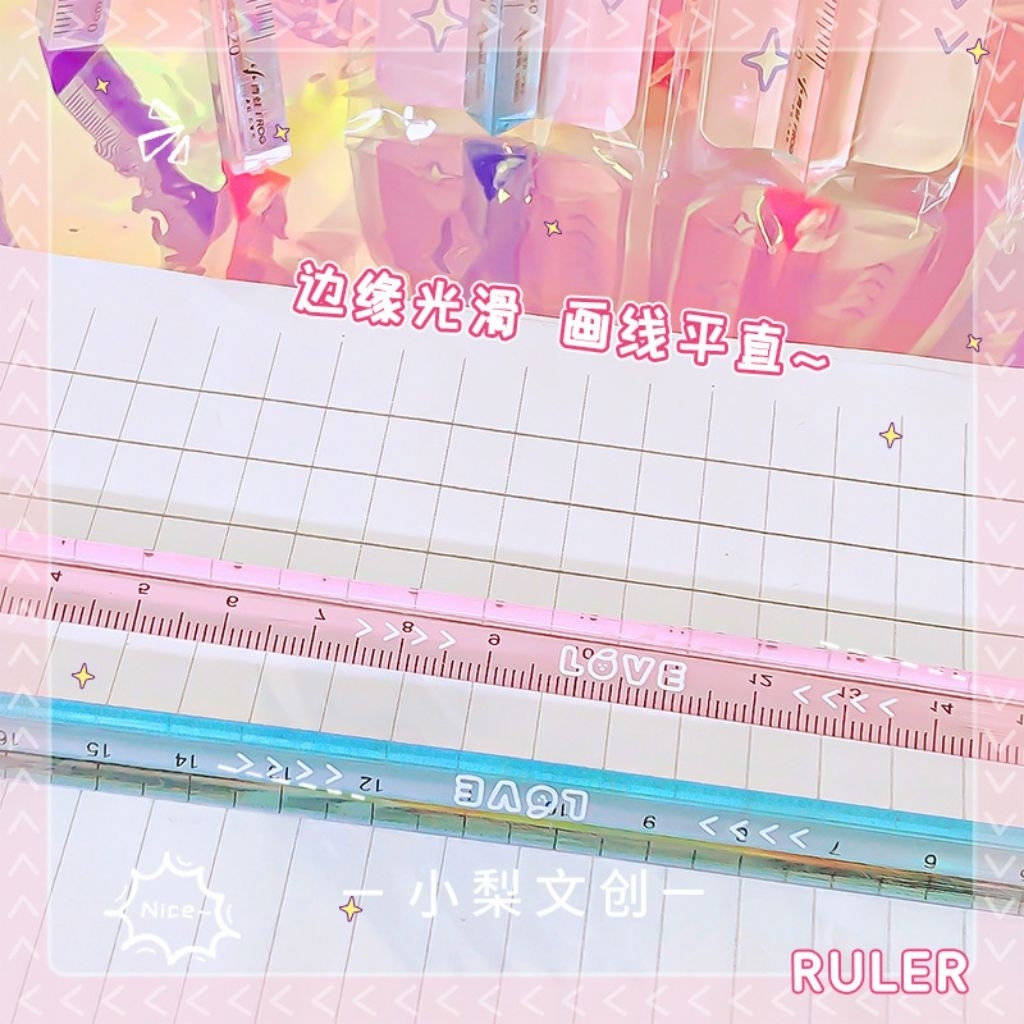 

(PF006) TRIANGLE 20CM RULER | Penggaris alat tulis 20cm unik lucu gemas / Penggaris Kristal / Penggaris Akrilik / Acrylic Color Ruler / Transparent Aesthetic Ruler / Rol Estetik / Penggaris Plastik