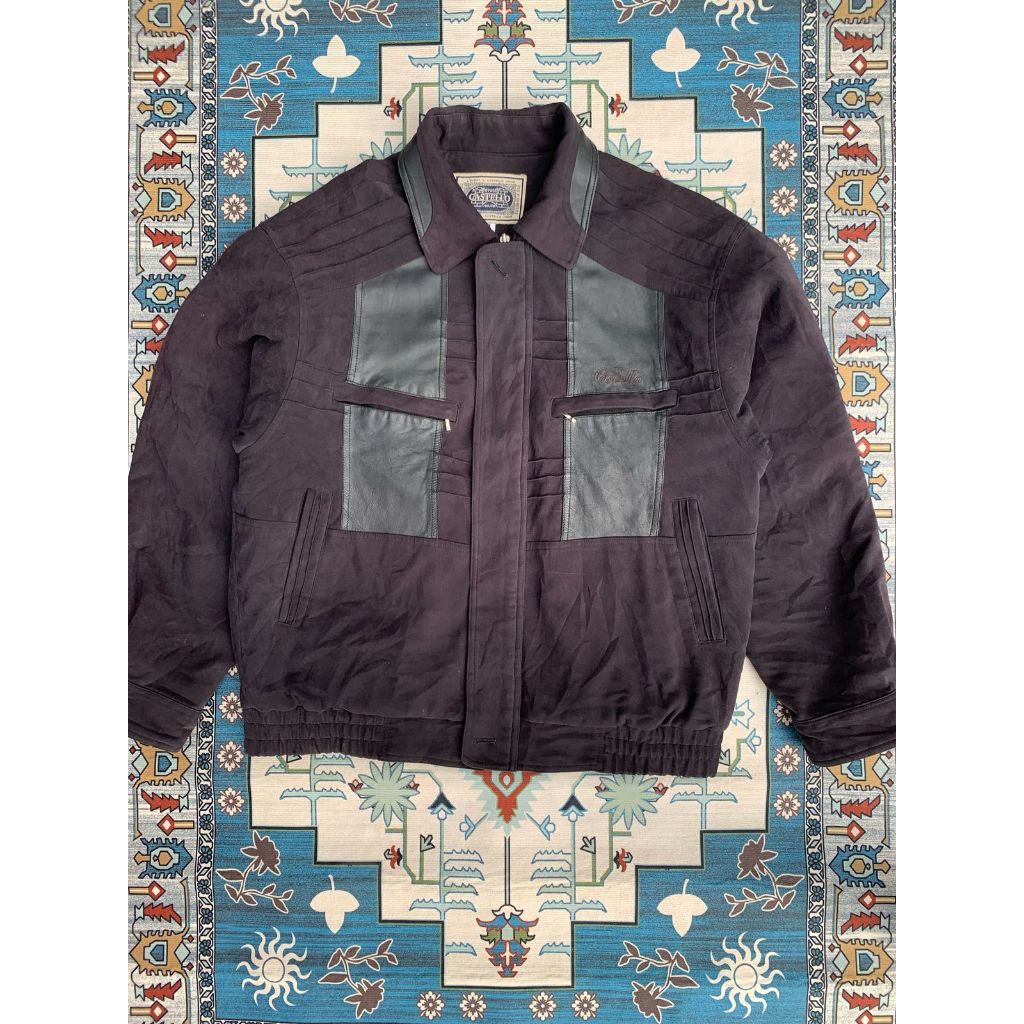 JACKET VINTAGE CASTELO - HITAM