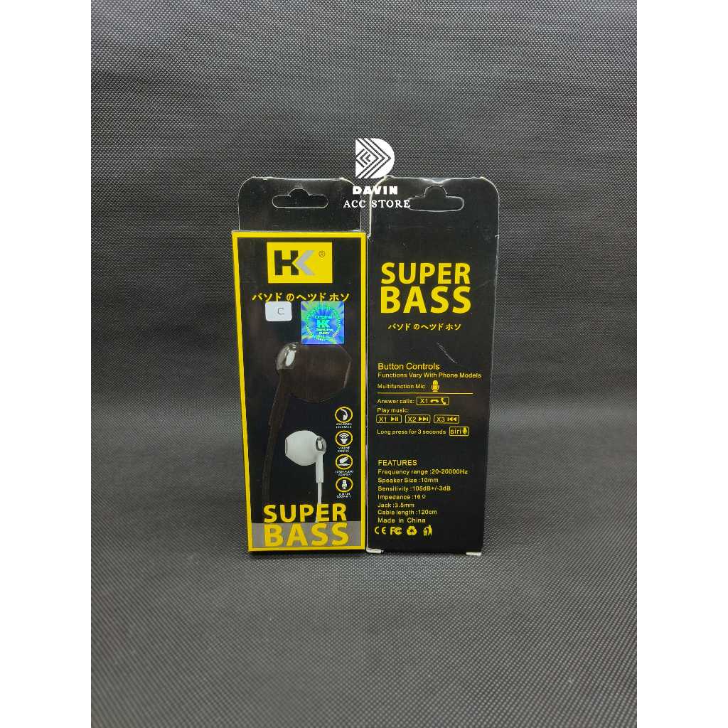 HEADSET / HANDSFREE HK 888 TYPE C SUPER BASS