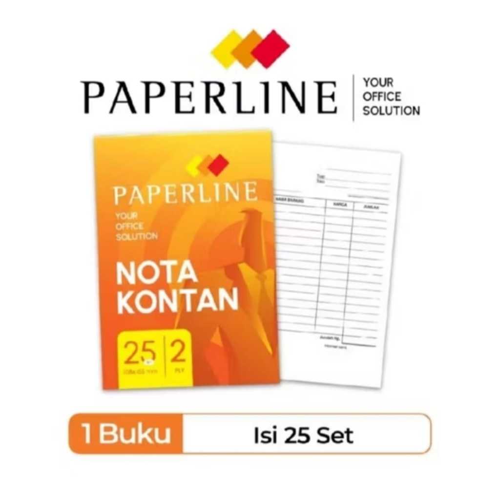 

[MINIMAL BELANJA 10RB] Nota Kontan Kecil 2 Rangkap Paperline Nota Kontan K2 Ply NCR / Nota 2 Ply