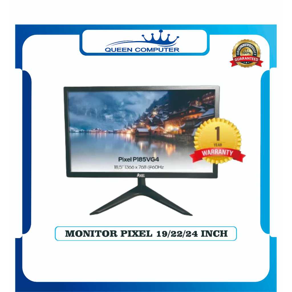 Pixel Monitor 24 inch FHD Monitor LED/LCD Monitor Kasir HDMI/VGA Monitor PC PS