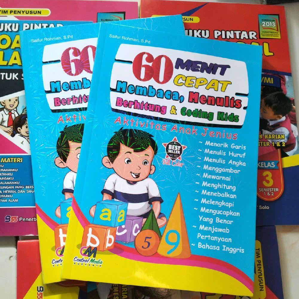 BUKU 60 MENIT CEPAT MEMBACA, MENULIS, BERHITUNG, DAN CODING KIDS