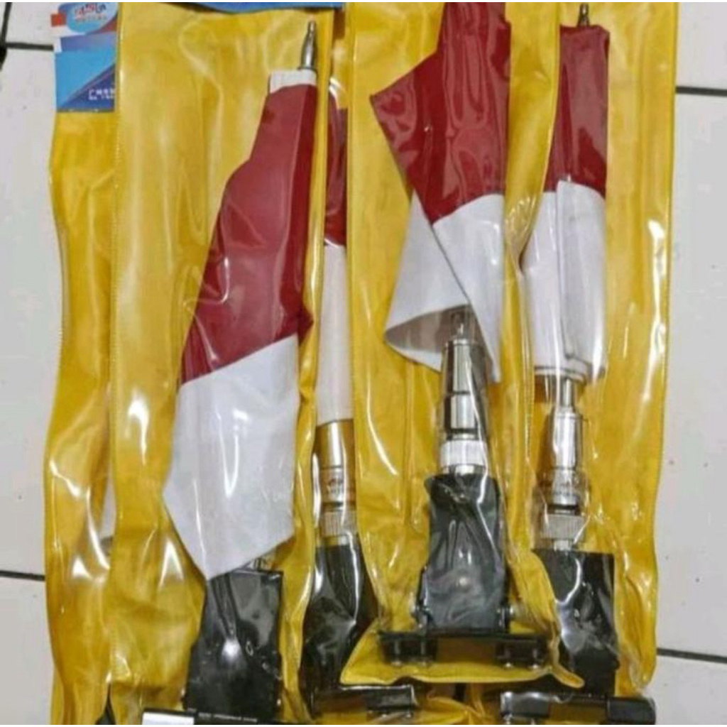 Tiang Bendera Mobil Antena Tiang Bendera Jepit
