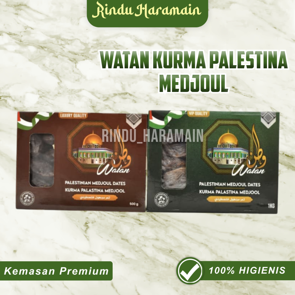 Rindu Haramain - Kurma Medjool Watan Palestine Grade A | Super Jumbo Premium