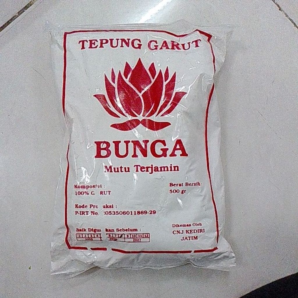 

Tepung Garut cap bunga 500 gram kue lapis untuk diet kue semprit jadul