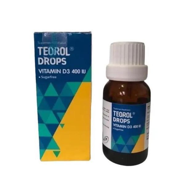 Teorol Drops 12,5 ml - Vitamin D3 400 IU - Vitamin D3 Bayi & Anak Tetes / Vitamin D3 Anak Drop