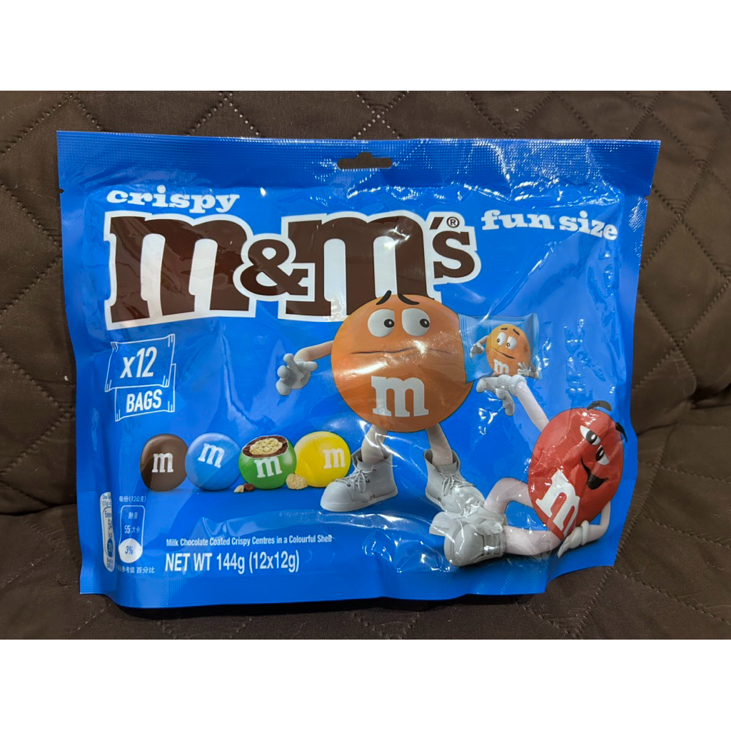 

m&m’s crispy fun size