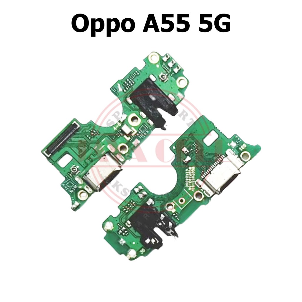 Flexible Konektor Charger + Mic Con HF Oppo A55 5G / A54 5G / A93 5G / A74 5G Original