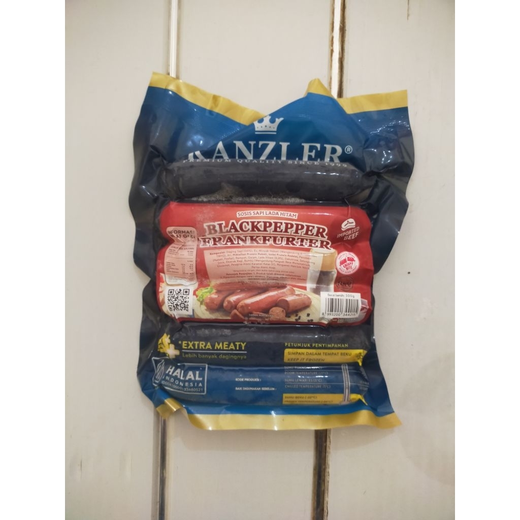 

Kanzler Blackpepper Frankfurter 300Gr