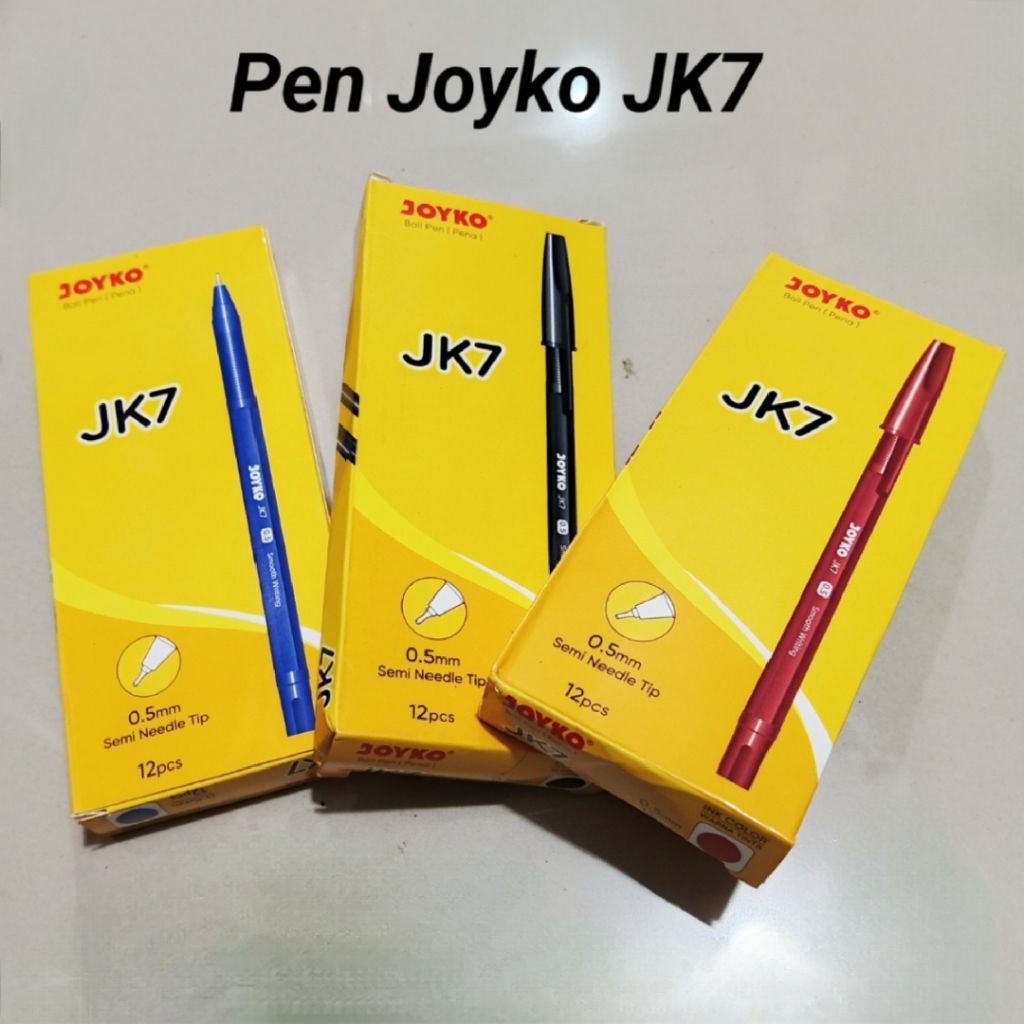 

1 Pak Pulpen Joyko JK 7 Isi 12 Pcs