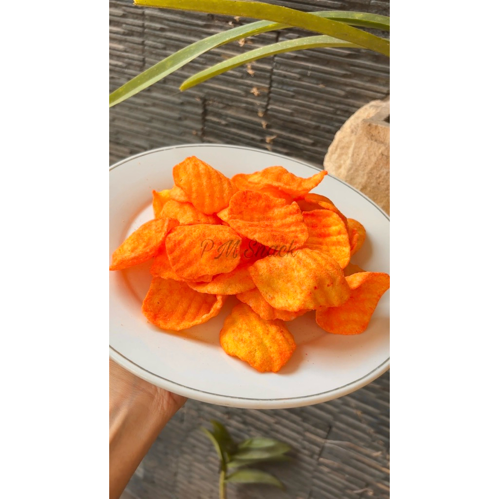 

Kerupuk Puyur Singkong/Kerupuk Poco Poco Balado Pedas Manis 500gr