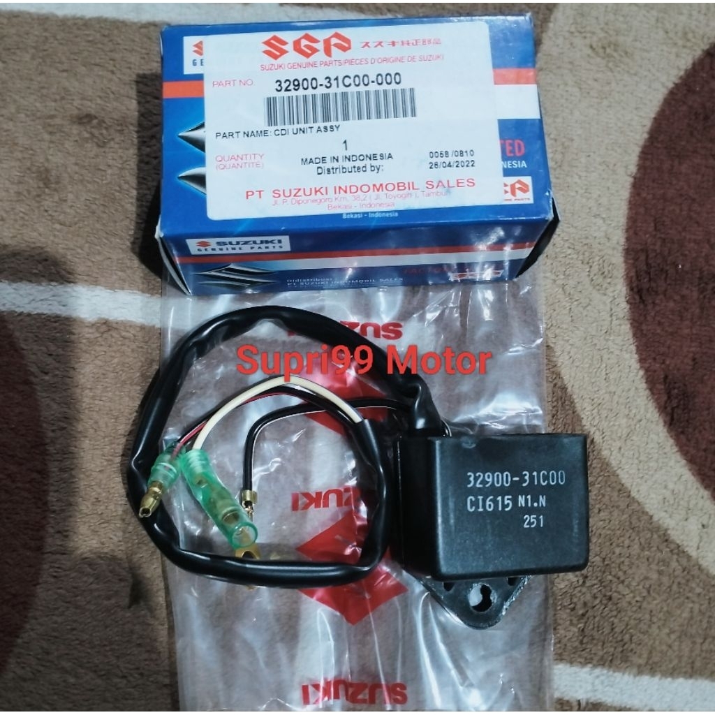 CDI UNIT ASSY,ECU SUZUKI RC 100 ASLI ORIGINAL SGP
