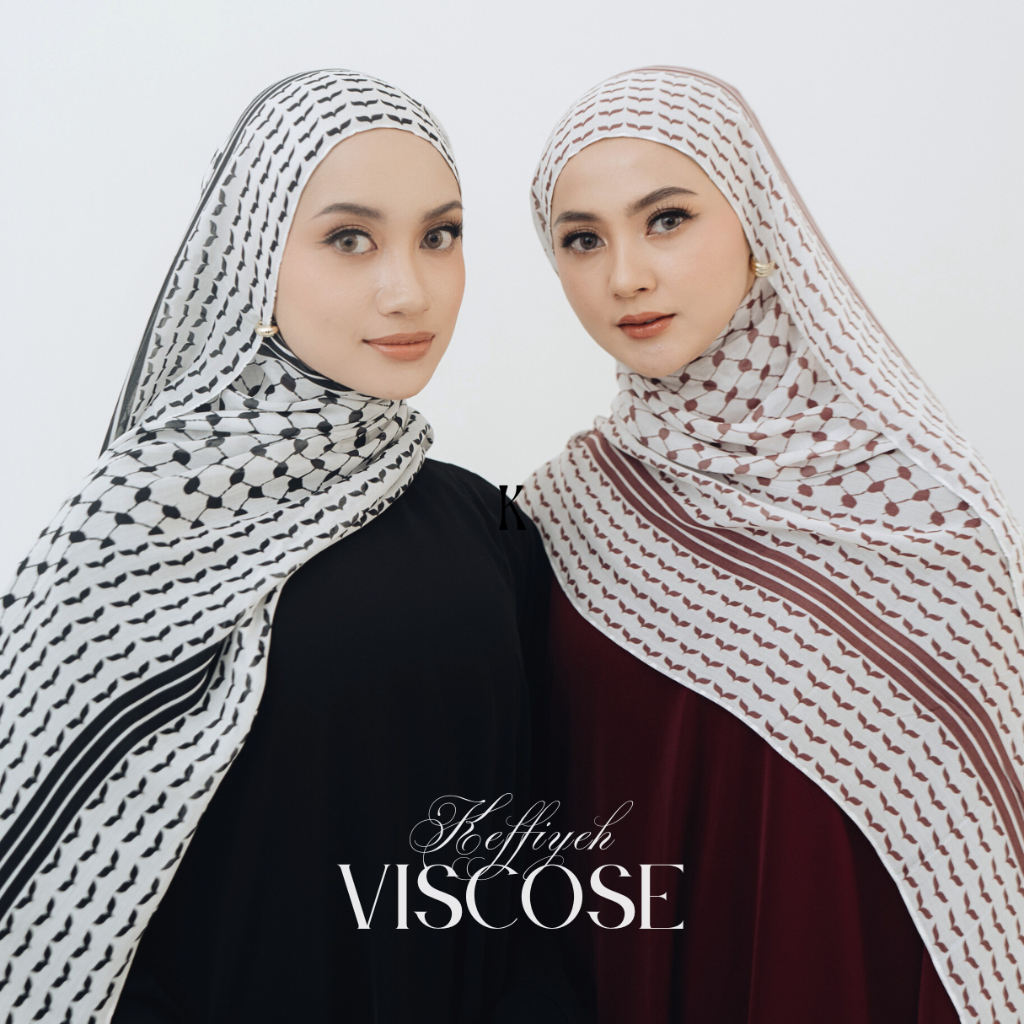 ALN Official - Keffiyeh Pasmina Viscose - Keffiyeh Hijab