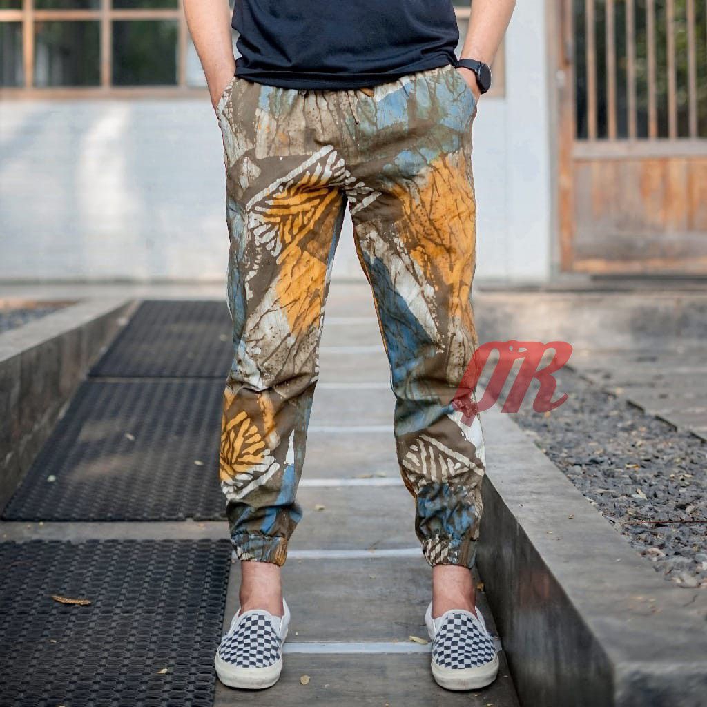 Celana joger batik premium / Celana Tie die jogger kekinian