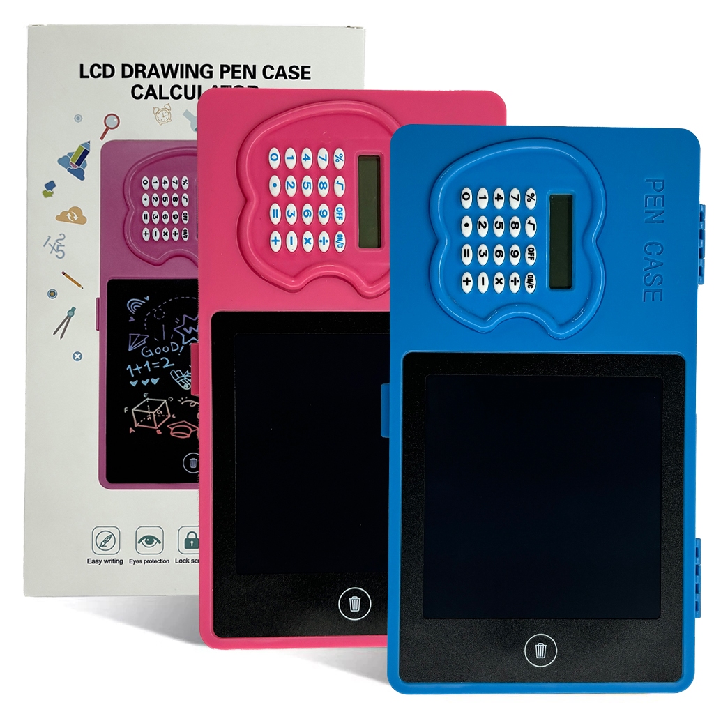 

Pen Case Kalkulator Writing Pad Kotak Tempat Pensil Anak