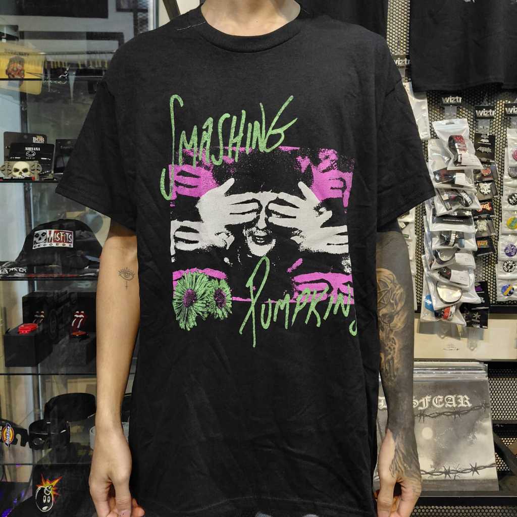 T Shirt Band Official SMASHING PUMPKINS - Strikey ( import )