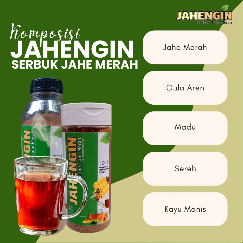 

JAHE MERAH | JAHENGIN 85 gram botol