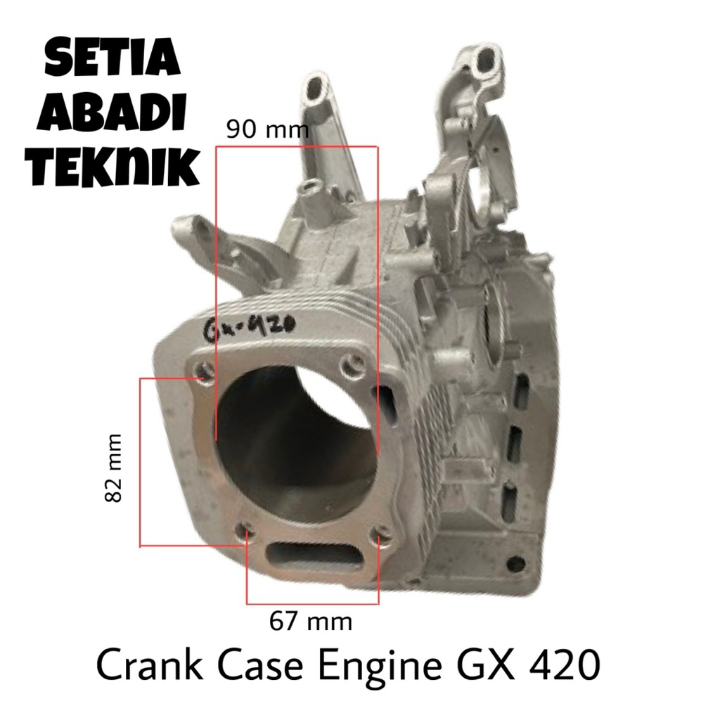 Cyl Block GX 420/Cylinder Block GX 420/Bodi Mesin GX 420/Block GX 420/Blok GX 420/Crank Case GX 420