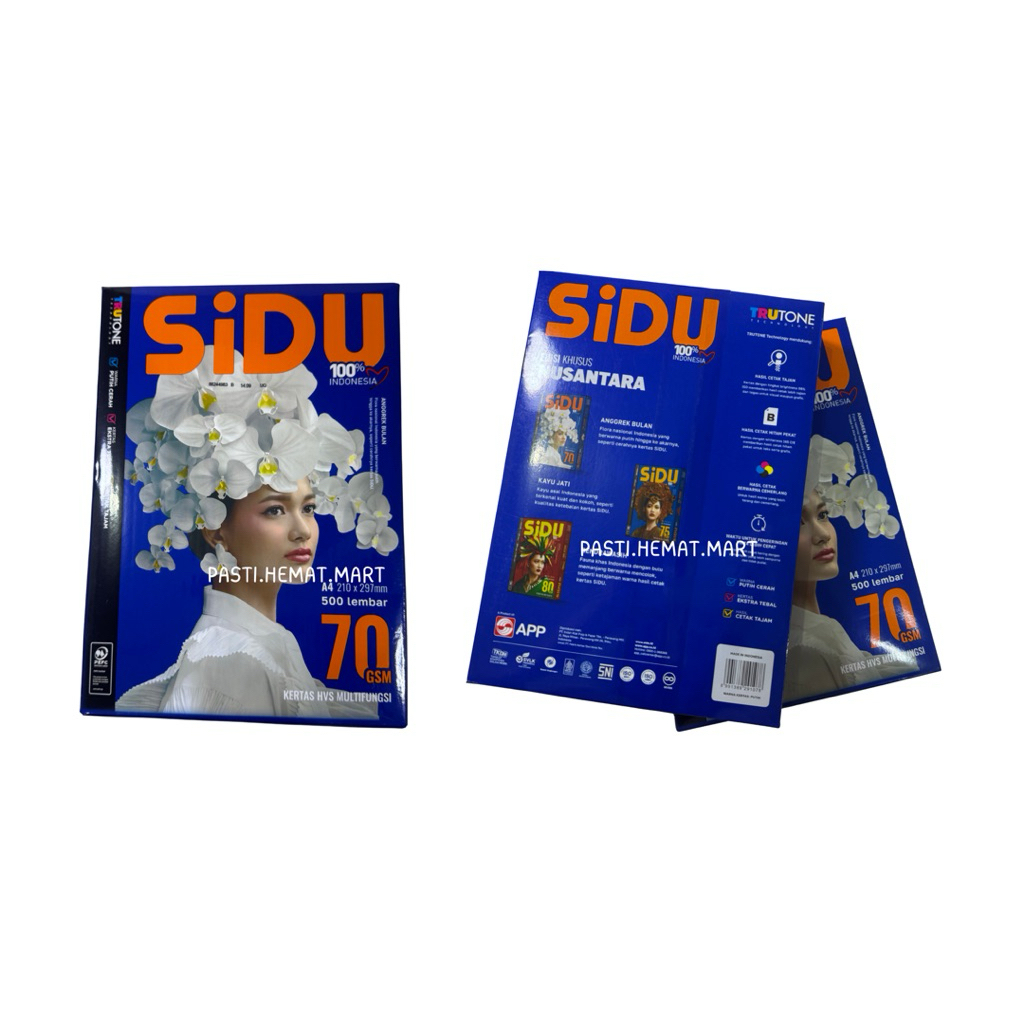 

Kertas HVS A4 Sinar Dunia 70 Gsm | 500 Lbr / Rim