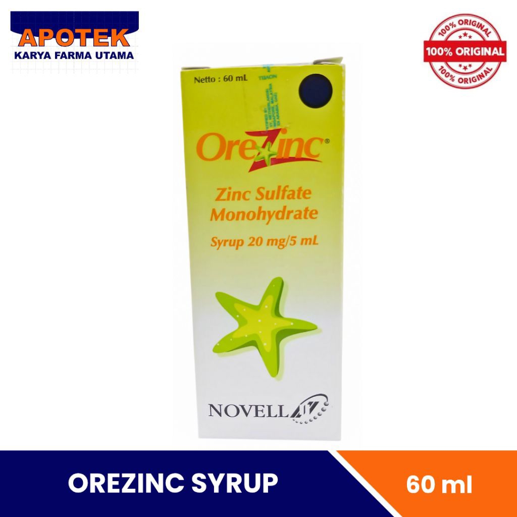 

Orezinc Sirup 60 ml