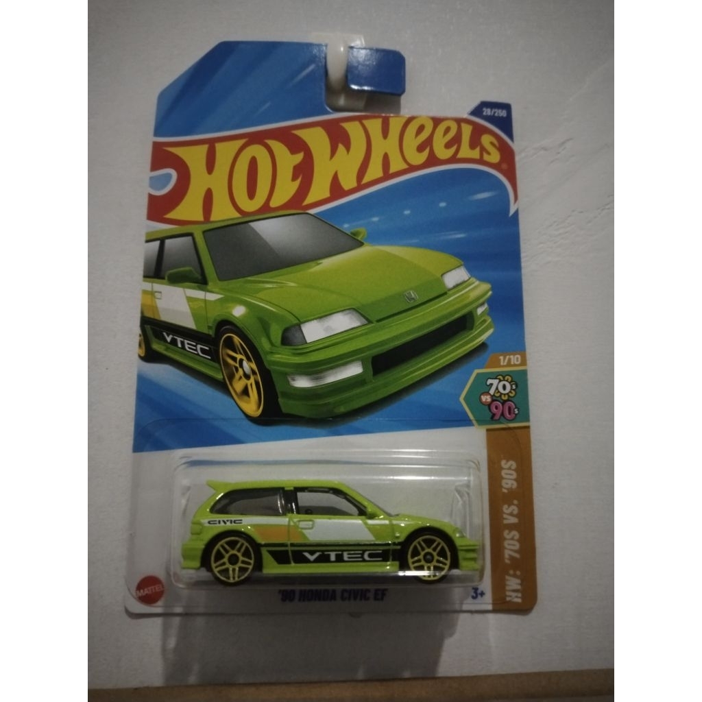 Hot Wheels CIVIC EF HIJAU