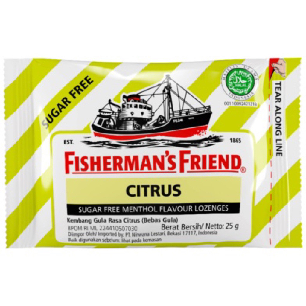 

Permen Fisherman's Friend Citrus 25g