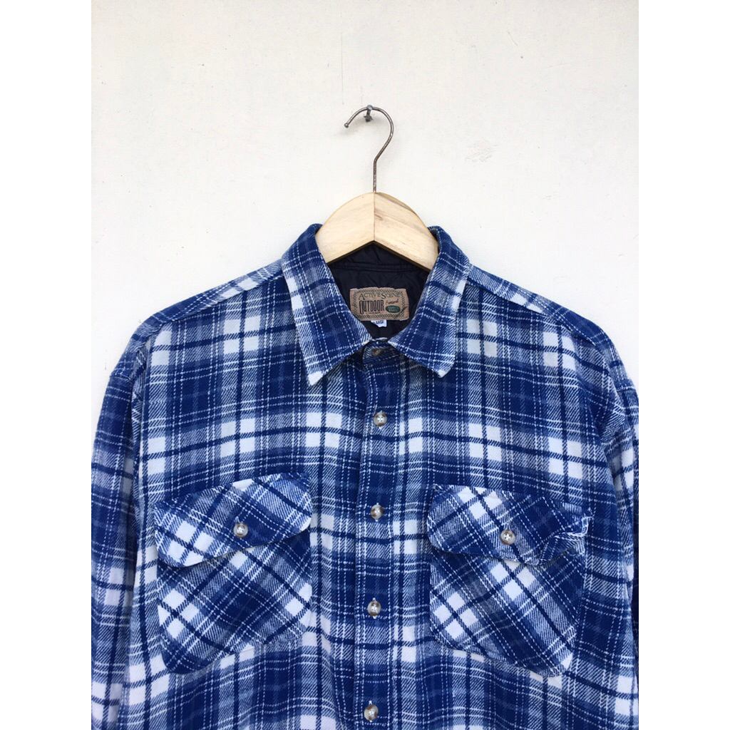 Kemeja Outer Veterano Wol Double Pocket