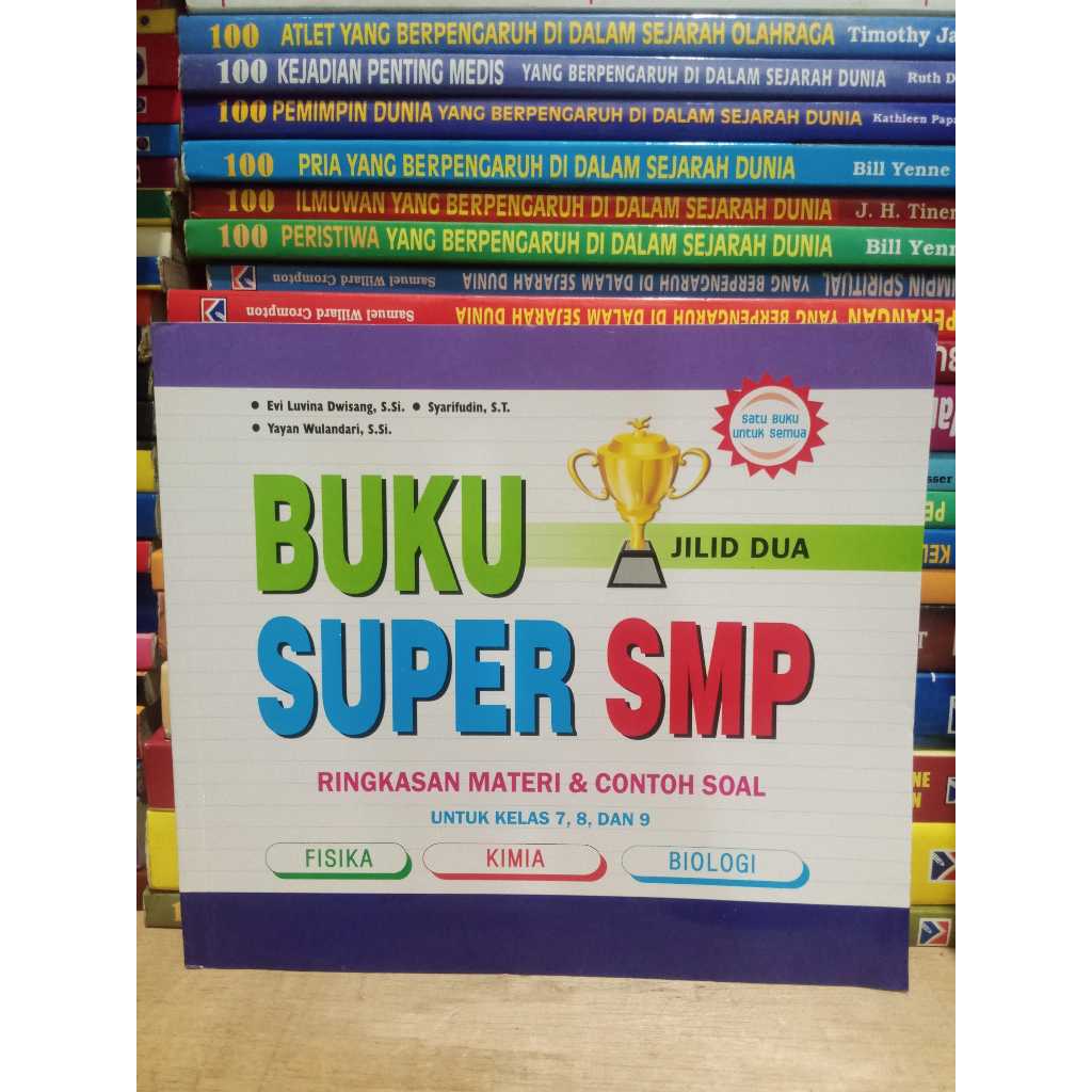 Buku Super SMP Jilid Dua Ringkasan Fisika Kimia Biologi