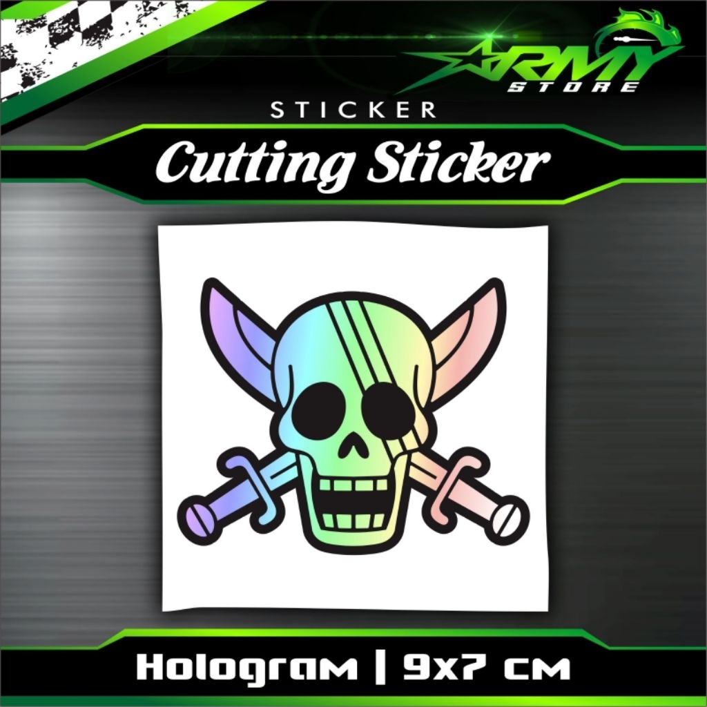 

Stiker Onepiece Shanks/shank Hologram