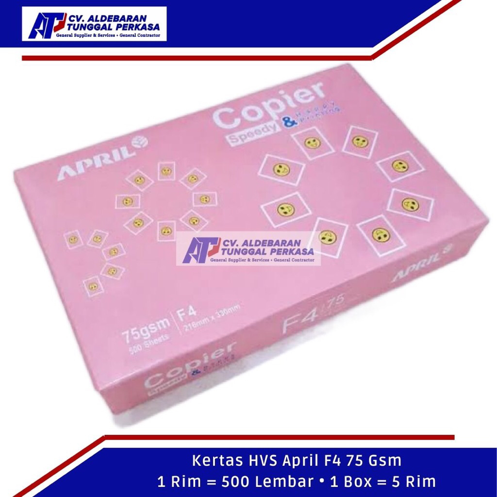 

Kertas HVS F4 April 75 Gsm