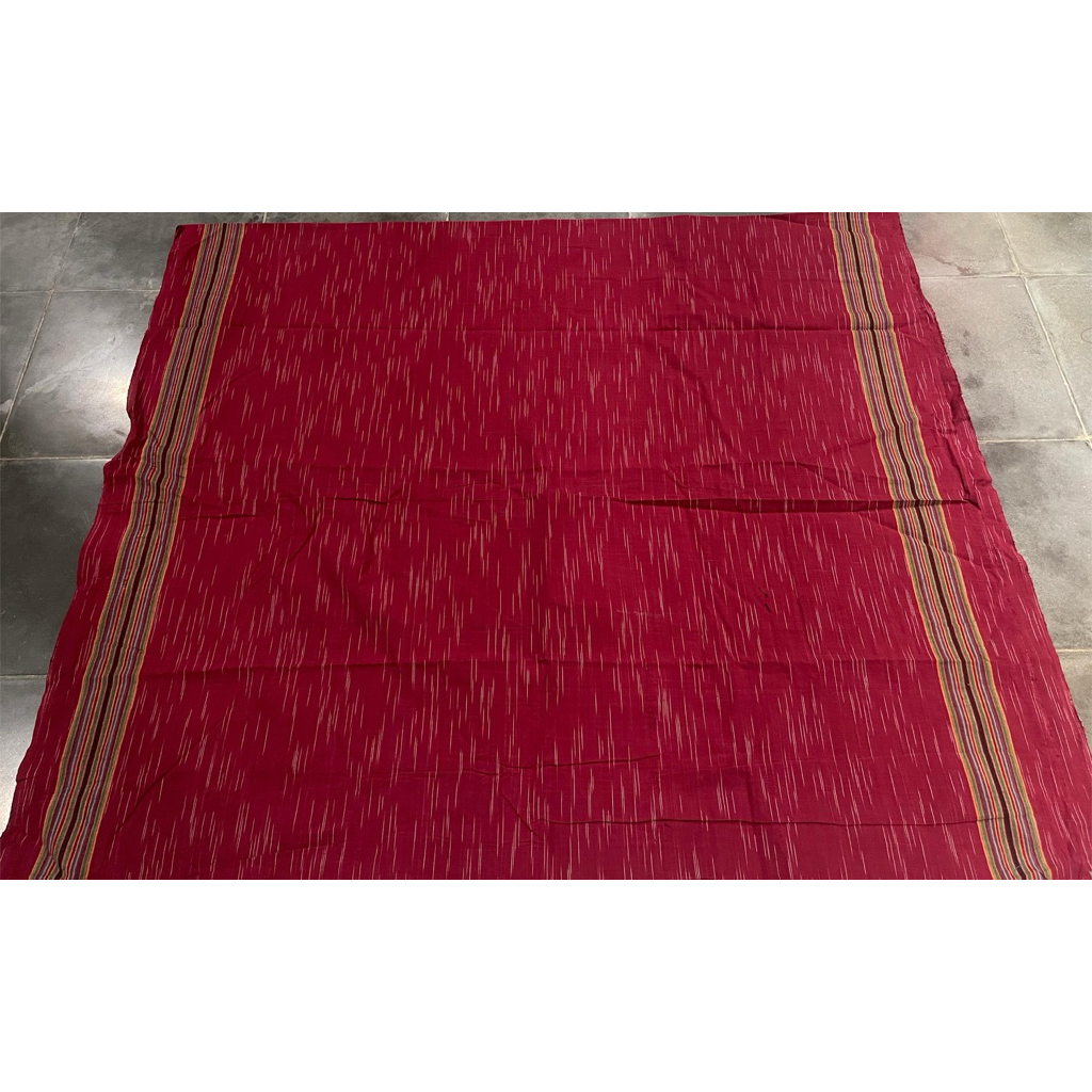 Lurik Gerimis Tumpal Maroon