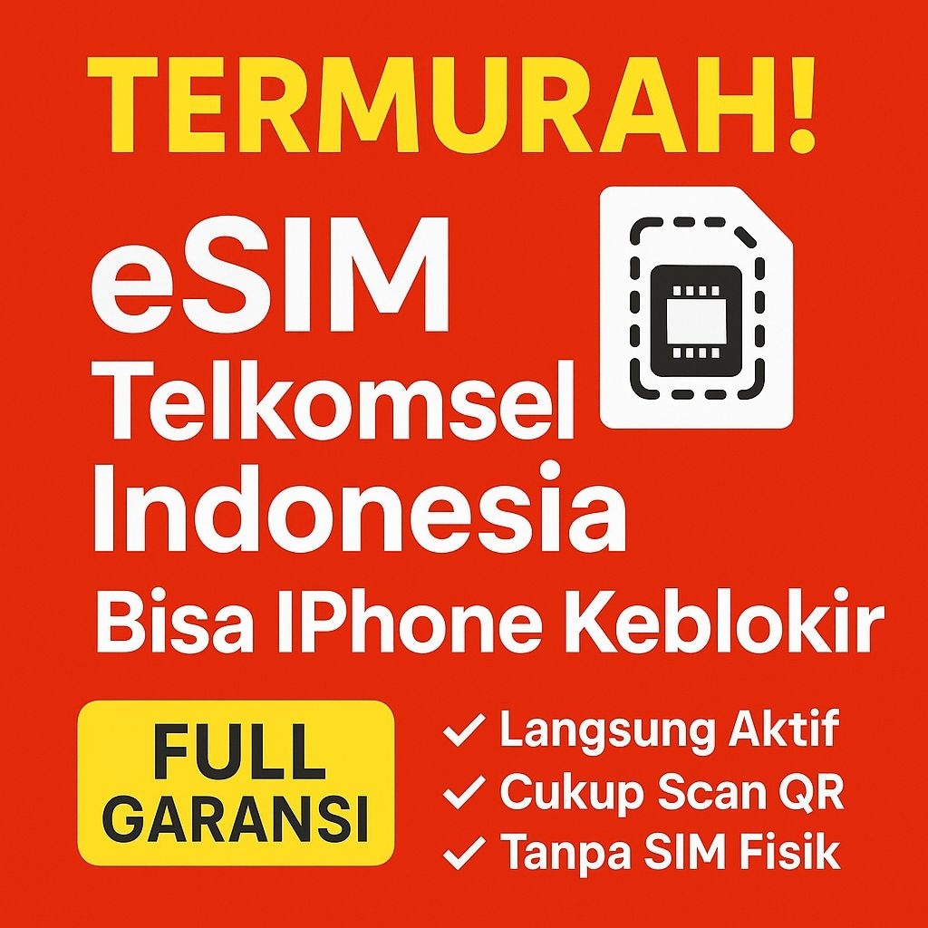 eSIM ANTI BLOKIR | UNTUK IMEI YANG TERBLOKIR FULL GARANSI